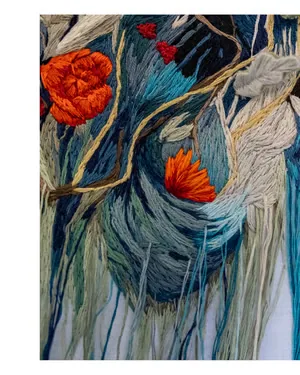 Fiber and floral detail from Cathedrals