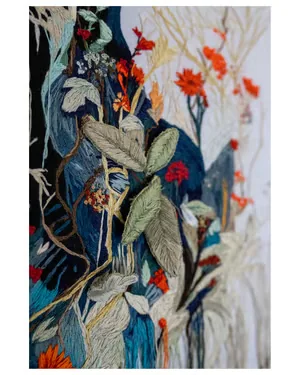 Texture detail from the Cathedrals tapestry
